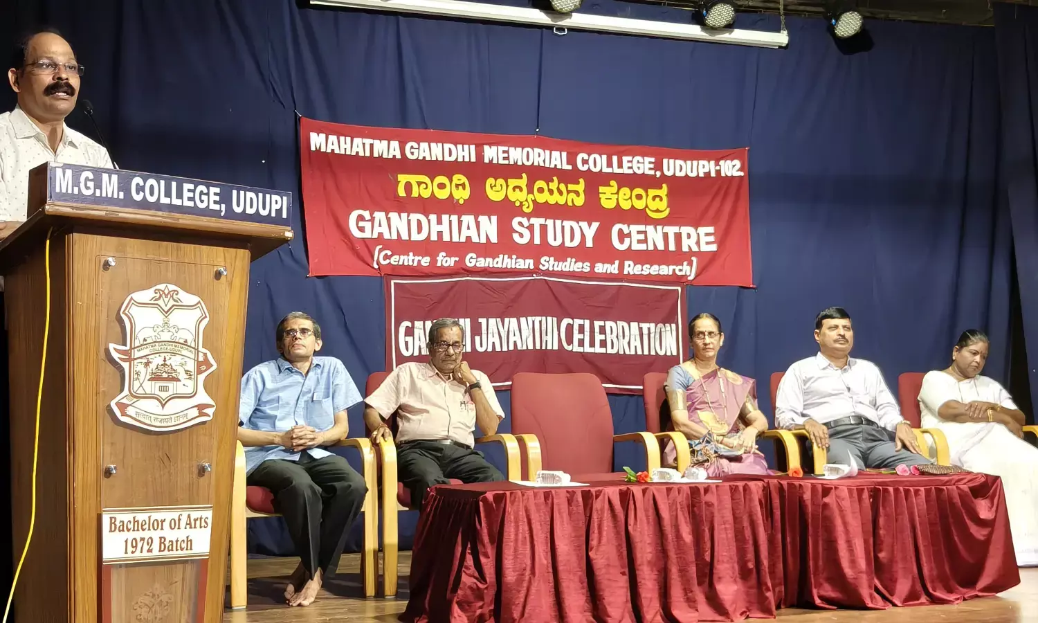 ಗಾಂಧಿ ಜೀವನ ಆಧುನಿಕ ಕಾಲಕ್ಕೂ ದಾರಿದೀಪ: ಡಾ.ರಾಜೇಂದ್ರ ಕೆ.