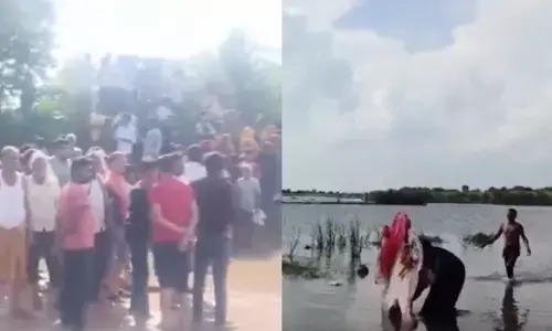 ಆಗ್ರಾದಲ್ಲಿ ದುರ್ಗಾ ವಿಗ್ರಹ ವಿಸರ್ಜನೆ ವೇಳೆ ದುರಂತ : ನೀರಿನಲ್ಲಿ ಕೊಚ್ಚಿ ಹೋದ 9 ಮಂದಿ, ಮೂವರ ಮೃತದೇಹ ಪತ್ತೆ