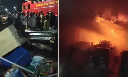 ಬೇಲೂರು: ಆಕಸ್ಮಿಕ ಬೆಂಕಿ ಅವಘಡಕ್ಕೆ ಹೊತ್ತಿ ಉರಿದ ಹಾರ್ಡವೇರ್ ಅಂಗಡಿ