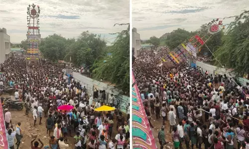 ಆಂಧ್ರಪ್ರದೇಶ | ದಸರಾ ಮೆರವಣಿಗೆಯ ವೇಳೆ ರಥ ಉರುಳಿ ಬಿದ್ದು ಓರ್ವ ಮೃತ್ಯು, ಹಲವರಿಗೆ ಗಾಯ