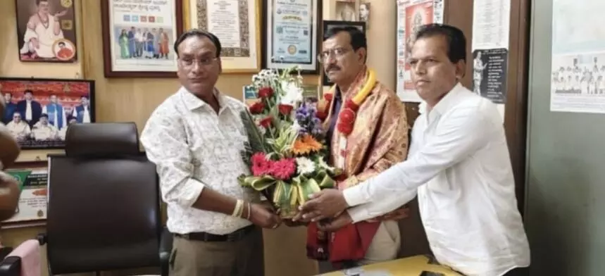 ಯಾದಗಿರಿ | ಕಾರ್ಯಪಾಲಕ ಇಂಜಿನಿಯರ್ ಮಂಜುನಾಥ ಸಂಗಾವಿ ಅವರಿಗೆ ಸನ್ಮಾನ