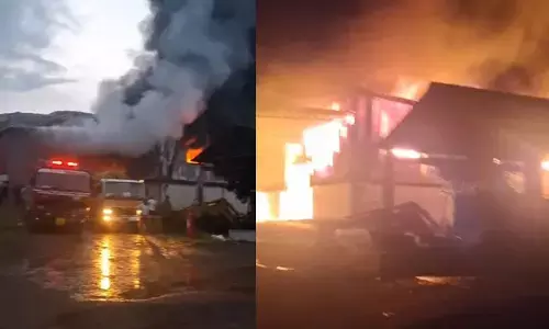 ಉಡುಪಿ ನಗರಸಭೆಯ ಕರ್ವಾಲಿನ ತ್ಯಾಜ್ಯ ನಿರ್ವಹಣಾ ಘಟಕದಲ್ಲಿ ಬೆಂಕಿ ಅನಾಹುತ: ಕೋಟ್ಯಂತರ ರೂ. ನಷ್ಟ