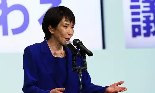 ಜಪಾನ್ | ಆಡಳಿತಾರೂಢ ಪಕ್ಷದ ನಾಯಕಿಯಾಗಿ ಸನೇ ಟಕೈಚಿ ಆಯ್ಕೆ