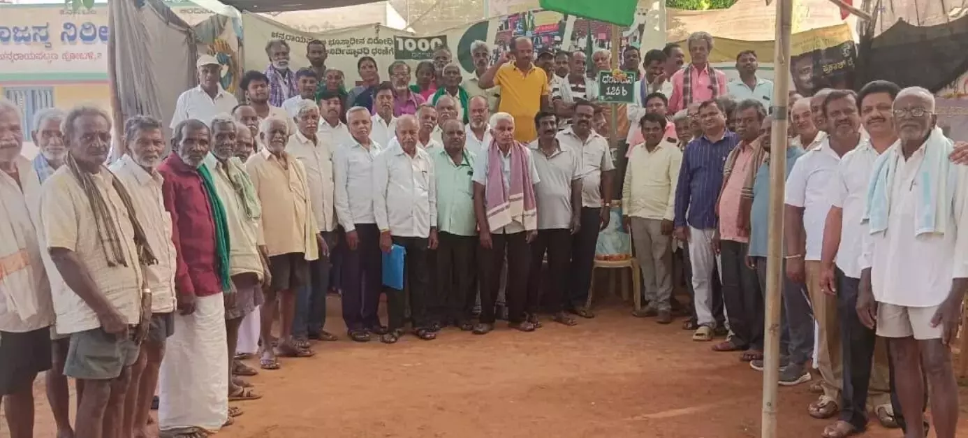 ಚನ್ನರಾಯಪಟ್ಟಣ ರೈತರ ಭೂ ಸ್ವಾಧೀನ ಪ್ರಕ್ರಿಯೆ ಕೈಬಿಡುವ ವಿಚಾರ | 2 ತಿಂಗಳಾದರೂ ಡಿನೋಟಿಫಿಕೇಷನ್ ಆದೇಶ ಹೊರಡಿಸದ ಸರಕಾರ: ಆರೋಪ