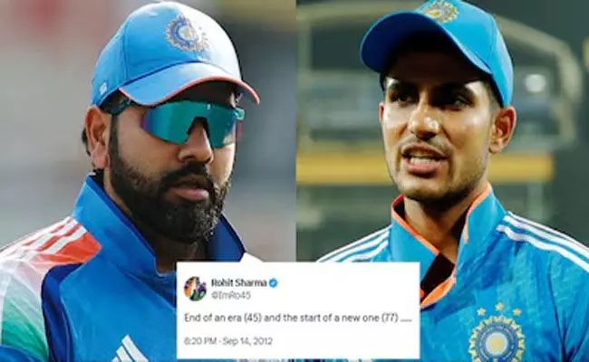 ಭಾರತದ ಏಕದಿನ ಕ್ರಿಕೆಟ್ ನಾಯಕನಾಗಿ ಶುಭಮನ್ ಗಿಲ್ : ರೋಹಿತ್ ಶರ್ಮಾರ 13 ವರ್ಷಗಳ ಹಳೆಯ ಟ್ವೀಟ್ ವೈರಲ್