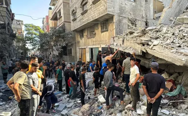 ಗಾಝಾ | ಇಸ್ರೇಲ್ ದಾಳಿಯಲ್ಲಿ ಕನಿಷ್ಠ 19 ಮಂದಿ ಮೃತ್ಯು ಗಾಝಾ | ಇಸ್ರೇಲ್ ದಾಳಿಯಲ್ಲಿ ಕನಿಷ್ಠ 19 ಮಂದಿ ಮೃತ್ಯು