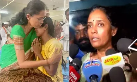 ಕಾಲ್ತುಳಿತ ದುರಂತ ಸಂಭವಿಸಿದರೂ ಕರೂರು ಸಂಸದೆ ವಿದೇಶದಲ್ಲಿದ್ದಾರೆಂದು ಸುಳ್ಳು ಪೋಟೊ ಹಂಚಿಕೊಂಡ ಬಿಜೆಪಿ ಐಟಿ ಸೆಲ್ ಮುಖ್ಯಸ್ಥ!