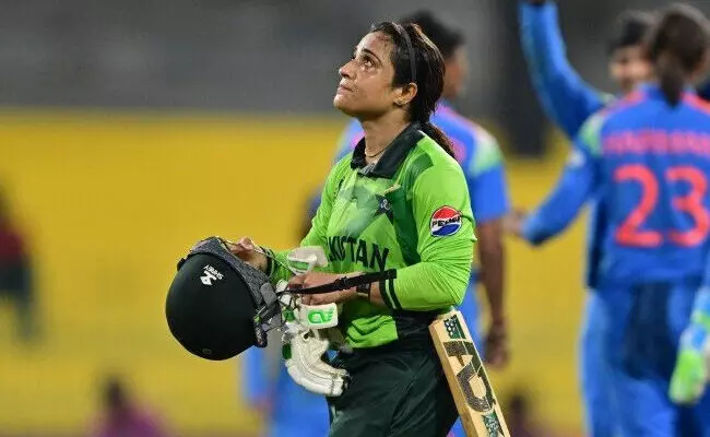 ಐಸಿಸಿ ನೀತಿ ಸಂಹಿತೆ ಉಲ್ಲಂಘನೆ : ಪಾಕಿಸ್ತಾನದ ಆಟಗಾರ್ತಿ ಸಿದ್ರಾ ಅಮಿನ್‌ಗೆ 1 ಡಿಮೆರಿಟ್ ಪಾಯಿಂಟ್