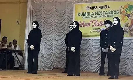 ಕುಂಬಳೆ: ಮುಂದುವರಿದ ಶಾಲಾ ಕಲೋತ್ಸವ: ಫೆಲೆಸ್ತೀನ್‌ನ್ನು ಬೆಂಬಲಿಸಿ ವಿದ್ಯಾರ್ಥಿಗಳಿಂದ ಪ್ರಹಸನದ ಮರು ಪ್ರದರ್ಶನ