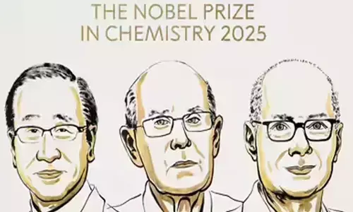 3 ವಿಜ್ಞಾನಿಗಳಿಗೆ ರಸಾಯನ ಶಾಸ್ತ್ರದ ನೊಬೆಲ್