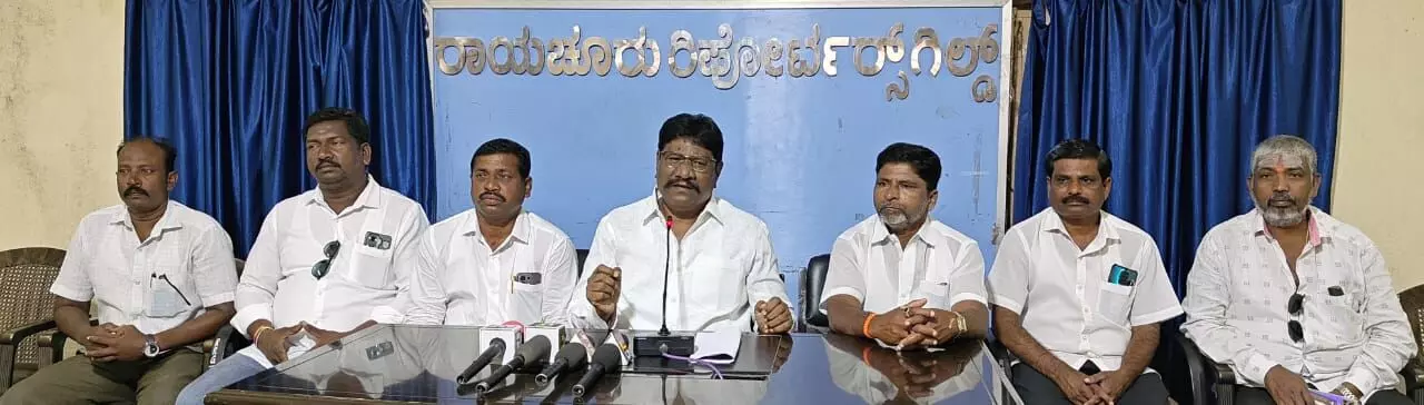 ರಾಯಚೂರು | ಜಿಲ್ಲೆಯ ಇಬ್ಬರು ಸಚಿವರಿಂದ ಅಭಿವೃದ್ಧಿ ಕುಂಠಿತ : ಜೆಡಿಎಸ್ ಜಿಲ್ಲಾಧ್ಯಕ್ಷ ಎಂ.ವಿರುಪಾಕ್ಷಿ