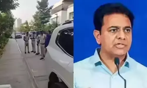 ತೆಲಂಗಾಣ | ಬಸ್ ದರ ಏರಿಕೆ ವಿರೋಧಿಸಿ ಪ್ರತಿಭಟನೆ : ಬಿಆರ್‌ಎಸ್ ಕಾರ್ಯಾಧ್ಯಕ್ಷ ಕೆ.ಟಿ.ರಾಮರಾವ್‌ಗೆ ಗೃಹಬಂಧನ