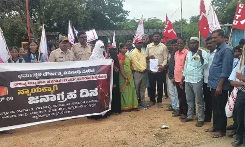 ರಾಯಚೂರು | ಸೌಜನ್ಯ ಅತ್ಯಾಚಾರ-ಕೊಲೆ ಪ್ರಕರಣದ ನೈಜ ಆರೋಪಿಗಳನ್ನು ಬಂಧಿಸಲು ಆಗ್ರಹಿಸಿ ಪ್ರತಿಭಟನೆ