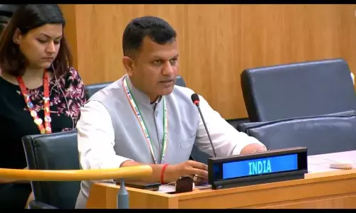 ವಿಶ್ವಸಂಸ್ಥೆಯ ಸಾಮಾನ್ಯ ಸಭೆಯಲ್ಲಿ ದ.ಕ. ಸಂಸದ ಬ್ರಿಜೇಶ್ ಚೌಟ ಭಾಗಿ: ಭಾರತದ ಸುಸ್ಥಿರ ಅಭಿವೃದ್ಧಿ ಕುರಿತು ವಿಚಾರ ಮಂಡನೆ