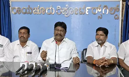 ರಾಯಚೂರು | ಜಿಲ್ಲೆಯ ಇಬ್ಬರು ಸಚಿವರಿಂದ ಅಭಿವೃದ್ಧಿ ಕುಂಠಿತ : ಜೆಡಿಎಸ್ ಜಿಲ್ಲಾಧ್ಯಕ್ಷ ಎಂ.ವಿರುಪಾಕ್ಷಿ