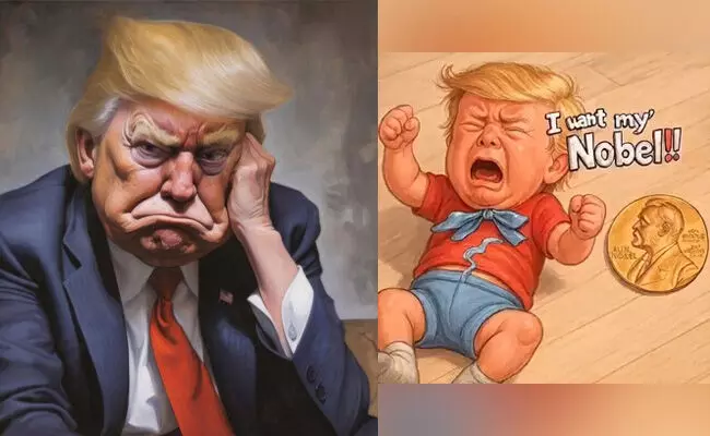 ಡೊನಾಲ್ಡ್ ಟ್ರಂಪ್ ಗೆ ಪೇಪರ್ ನಲ್ಲಿ ನೊಬೆಲ್ ಶಾಂತಿ ಪ್ರಶಸ್ತಿ!