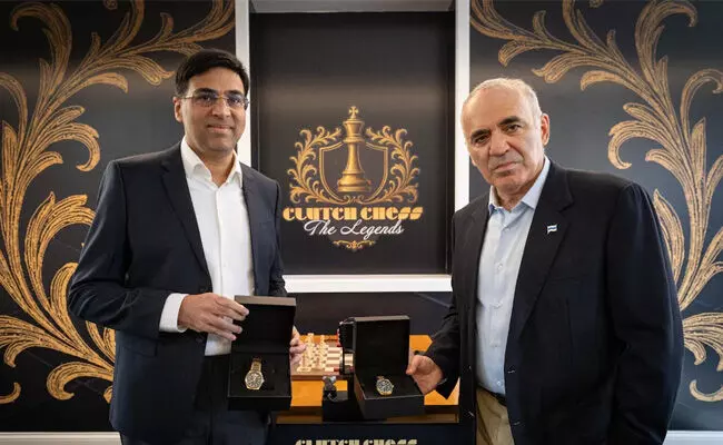 ಕ್ಲಚ್ ಚೆಸ್ ಲೆಜಂಡ್ಸ್ : ಆನಂದ್ ವಿರುದ್ಧ ಕ್ಯಾಸ್ಪರೊವ್‌ಗೆ ಮುನ್ನಡೆ