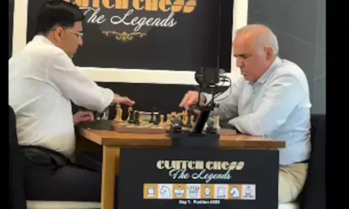 ಕ್ಲಚ್ ಚೆಸ್ ಲೆಜಂಡ್ಸ್ : ಸಮಯ ಮರೆತು ಸೋಲು ಕಂಡ ವಿಶ್ವನಾಥನ್ ಆನಂದ್!