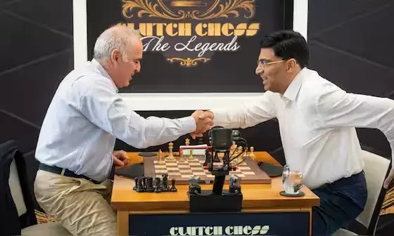 ಕ್ಲಚ್ ಚೆಸ್ ಲೆಜಂಡ್ಸ್: ವಿಶ್ವನಾಥನ್ ಆನಂದ್ ರನ್ನು ಸೋಲಿಸಿದ ಕ್ಯಾಸ್ಪರೊವ್