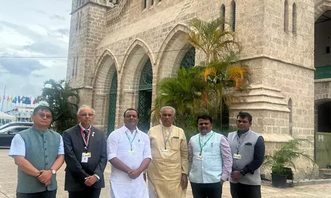 ಬಾರ್ಬಡೋಸ್ ಸಂಸತ್ತಿಗೆ ಭೇಟಿ ನೀಡಿದ ಸಭಾಪತಿ ಬಸವರಾಜ ಹೊರಟ್ಟಿ, ಸ್ಪೀಕರ್‌ ಯು.ಟಿ.ಖಾದರ್