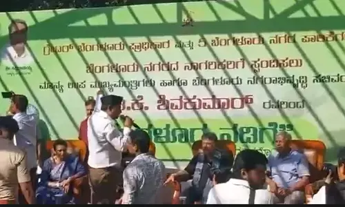 ಶಾಸಕ ಮುನಿರತ್ನಗೆ ತಾಳ್ಮೆ ಇಲ್ಲ, ಕಾರ್ಯಕ್ರಮ ಹಾಳು ಮಾಡಲೆಂದೇ ಬಂದಿದ್ದರು : ಡಿಕೆಶಿ ಆಕ್ರೋಶ