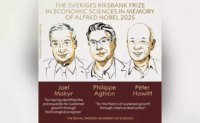 ಮೂವರು ಸಂಶೋಧಕರಿಗೆ ಅರ್ಥಶಾಸ್ತ್ರ ವಿಭಾಗದಲ್ಲಿ ನೊಬೆಲ್ ಪ್ರಶಸ್ತಿ ಮೂವರು ಸಂಶೋಧಕರಿಗೆ ಅರ್ಥಶಾಸ್ತ್ರ ವಿಭಾಗದಲ್ಲಿ ನೊಬೆಲ್ ಪ್ರಶಸ್ತಿ