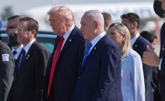 ಭ್ರಷ್ಟಾಚಾರ ಪ್ರಕರಣ | ನೆತನ್ಯಾಹುಗೆ ಕ್ಷಮಾದಾನ ನೀಡುವಂತೆ ಇಸ್ರೇಲ್ ಅಧ್ಯಕ್ಷರಿಗೆ ಟ್ರಂಪ್ ಕರೆ