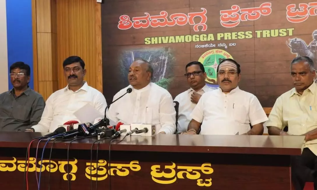 ಆರೆಸ್ಸೆಸ್ ಸಂಘಟನೆ ನಿಷೇಧಿಸಿದರೆ ಕಾಂಗ್ರೆಸ್ ನಿರ್ನಾಮ: ಕೆ.ಎಸ್. ಈಶ್ವರಪ್ಪ ಎಚ್ಚರಿಕೆ