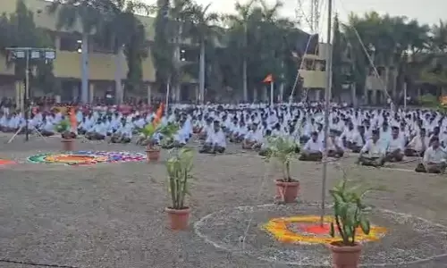 ಕಲಬುರಗಿ| ಕಾಂಗ್ರೆಸ್ ಎಂಎಲ್ಎ ಒಡೆತನದ ಶಾಲೆಯಲ್ಲಿ ಆರೆಸ್ಸೆಸ್ ಬೈಠಕ್, ಪಥಸಂಚಲನ : ಶಾಸಕ ಎಂ.ವೈ ಪಾಟೀಲ್ ಸ್ಪಷ್ಟನೆ