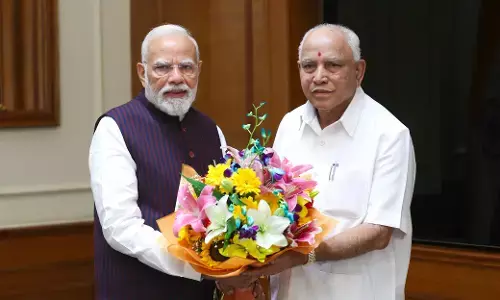 ಪ್ರಧಾನಿ ಮೋದಿ ಅವರನ್ನು ಭೇಟಿಯಾದ ಬಿ.ಎಸ್. ಯಡಿಯೂರಪ್ಪ