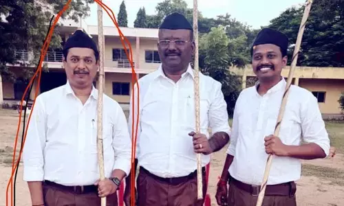 ಲಿಂಗಸುಗೂರು: ಆರೆಸ್ಸೆಸ್ ‌ಪಥಸಂಚಲನದಲ್ಲಿ ಭಾಗಿಯಾದ ಪಿಡಿಒ ವಿರುದ್ಧ ಸೂಕ್ತ ಕ್ರಮಕ್ಕೆ ಆಗ್ರಹ