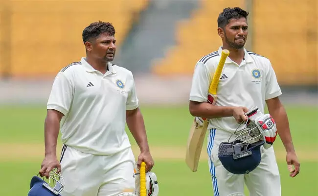 ರಣಜಿ ಪಂದ್ಯ | ಅದಲು-ಬದಲಾದ ಸರ್ಫರಾಝ್-ಮುಶೀರ್ ಖಾನ್!