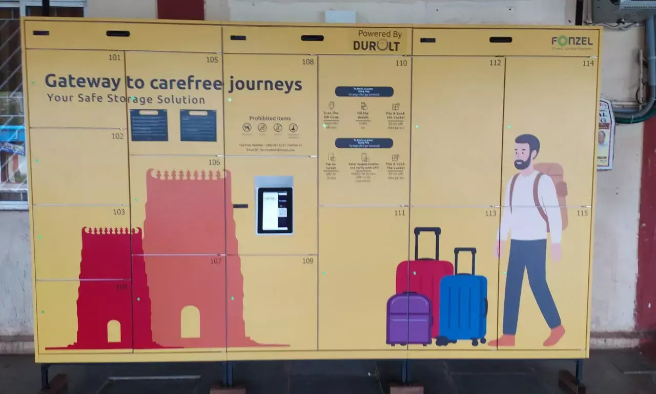 ಇಂದ್ರಾಳಿ ರೈಲ್ವೆ ನಿಲ್ದಾಣದಲ್ಲಿ ಡಿಜಿಟಲ್ ಲಾಕರ್ ಸೌಲಭ್ಯ: ಕರ್ನಾಟಕದಲ್ಲೇ ಪ್ರಥಮ