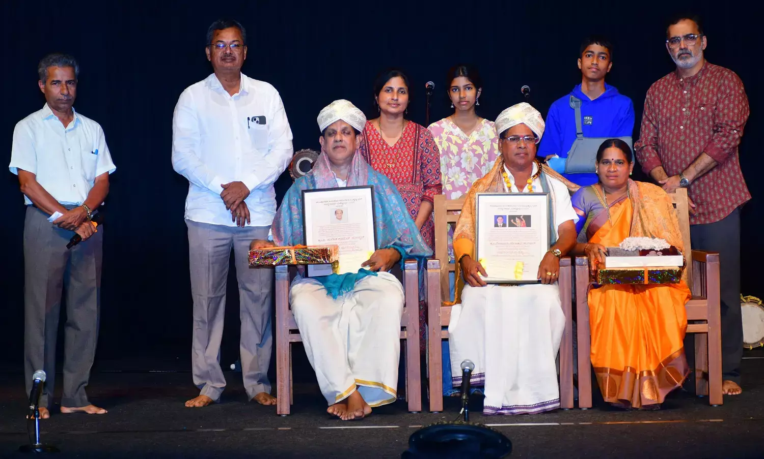 ಉಡುಪಿ: ಇಬ್ಬರು ಯಕ್ಷ ಕಲಾವಿದರಿಗೆ ಸರ್ಪಂಗಳ ಪ್ರಶಸ್ತಿ ಪ್ರದಾನ