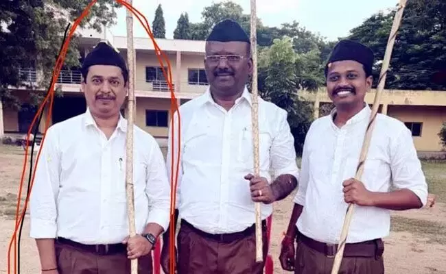 ರಾಯಚೂರು | ಆರೆಸ್ಸೆಸ್‌ ಪಥ ಸಂಚಲನದಲ್ಲಿ ಭಾಗವಹಿಸಿದ್ದ ಪಿಡಿಒ ಅಮಾನತು