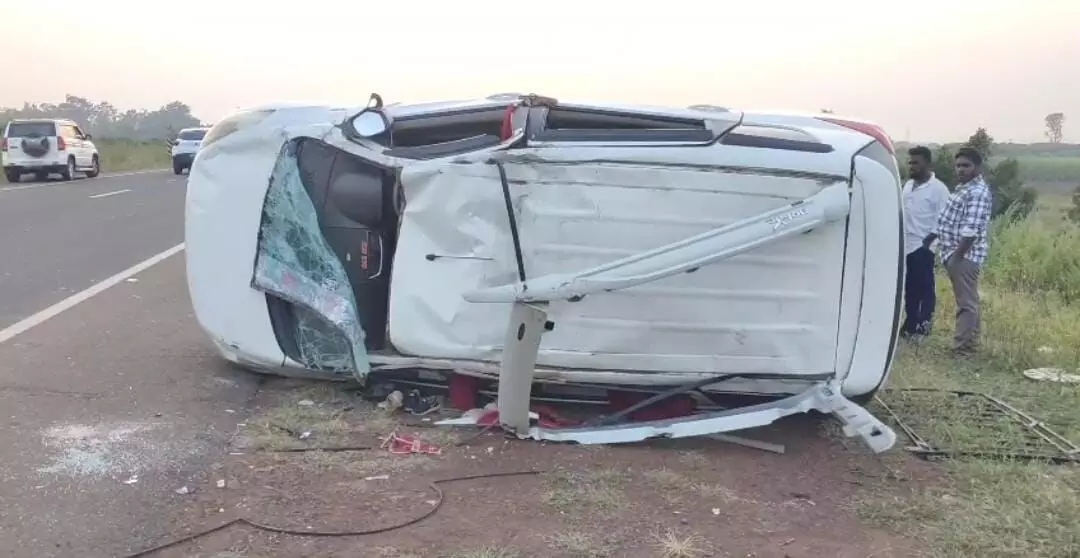 ಬೀದರ್ | ಕಾರು ಪಲ್ಟಿಯಾಗಿ ಒಂದು ವರ್ಷದ ಮಗು ಮೃತ್ಯು