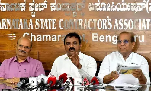 ಗುತ್ತಿಗೆದಾರರಿಗೆ 33 ಸಾವಿರ ಕೋಟಿ ರೂ. ಬಾಕಿ; ಕೂಡಲೇ ಬಿಡುಗಡೆಗೆ ರಾಜ್ಯ ಗುತ್ತಿಗೆದಾರರ ಸಂಘದ ಅಧ್ಯಕ್ಷ ಮಂಜುನಾಥ್ ಆಗ್ರಹ