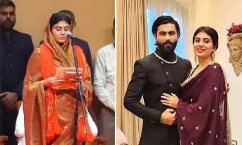 ಗುಜರಾತ್ | ಕಾಂಗ್ರೆಸ್ ಕುಟುಂಬದಿಂದ ಬಂದ ರಿವಾಬಾ ಬಿಜೆಪಿ ಸರ್ಕಾರದಲ್ಲಿ ಸಚಿವೆ