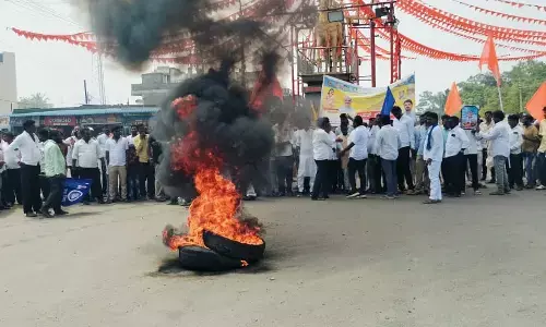 ಅಫಜಲಪುರ| ಅಂಬಿಗರ ಚೌಡಯ್ಯ ಮೂರ್ತಿಗೆ ಅವಮಾನ ಖಂಡಿಸಿ ಪ್ರತಿಭಟನೆ