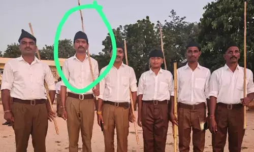 ಲಿಂಗಸುಗೂರು | ಚಿನ್ನದ ಗಣಿ ಕಾರ್ಮಿಕ ಆರೆಸ್ಸೆಸ್‌ ಪಥ ಸಂಚಲನದಲ್ಲಿ ಭಾಗಿ : ಕ್ರಮಕ್ಕೆ ಆಗ್ರಹ