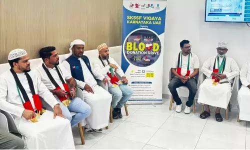 ದುಬೈ: SKSSF UAE ವತಿಯಿಂದ ಬೃಹತ್ ರಕ್ತ ದಾನ ಶಿಬಿರ