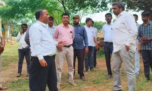 ತಿಂಥಣಿ | ಜೈವಿಕ ಇಂಧನ ಉದ್ಯಾನಕ್ಕೆ ಎಸ್.ಸುಧೀಂದ್ರ ಭೇಟಿ