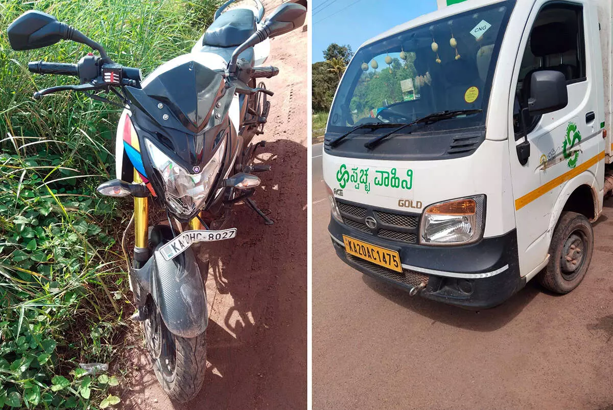 ಉಚ್ಚಿಲ: ತ್ಯಾಜ್ಯ ಸಂಗ್ರಹದ ವಾಹನ ಢಿಕ್ಕಿ: ಬೈಕ್ ಸವಾರ ತೀವ್ರ ಗಾಯ ಉಚ್ಚಿಲ: ತ್ಯಾಜ್ಯ ಸಂಗ್ರಹದ ವಾಹನ ಢಿಕ್ಕಿ: ಬೈಕ್ ಸವಾರ ತೀವ್ರ ಗಾಯ