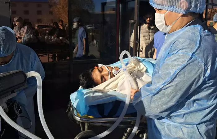 ಕಝಕ್‌ಸ್ತಾನದಲ್ಲಿ ಮೆದುಳಿನ ಆಘಾತಕ್ಕೆ ಒಳಗಾದ ಎಂಬಿಬಿಎಸ್ ವಿದ್ಯಾರ್ಥಿಯನ್ನು ಜೈಪುರಕ್ಕೆ ಏರ್‌ಲಿಫ್ಟ್‌