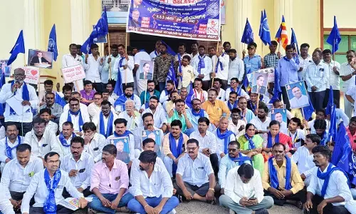 ಕಲಬುರಗಿ | ಆರೆಸ್ಸೆಸ್ ನಿಷೇಧಿಸಲು ಆಗ್ರಹಿಸಿ ದಲಿತ ಸಂಘಟನೆಗಳ ಸಮನ್ವಯ ಸಮಿತಿಯಿಂದ ಪ್ರತಿಭಟನೆ