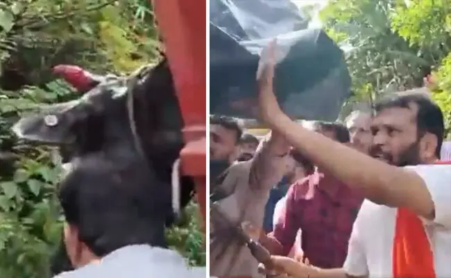 ಅಕ್ರಮ ಗೋಸಾಗಾಟಗಾರರ ಮೇಲೆ ಶೂಟೌಟ್: ಅರುಣ್ ಪುತ್ತಿಲ ಮೇಲೆ ಕಾನೂನು ಕ್ರಮ ಏಕಿಲ್ಲ? ಅಕ್ರಮ ಗೋಸಾಗಾಟಗಾರರ ಮೇಲೆ ಶೂಟೌಟ್: ಅರುಣ್ ಪುತ್ತಿಲ ಮೇಲೆ ಕಾನೂನು ಕ್ರಮ ಏಕಿಲ್ಲ?