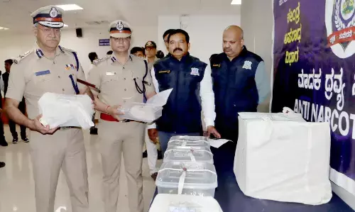 ಬೆಂಗಳೂರು | ವಿದೇಶಿ ಅಂಚೆ ಕಚೇರಿ ಮೂಲಕ ಮಾದಕ ವಸ್ತು ಸಾಗಾಟ ಜಾಲ; 5.50 ಕೋಟಿ ರೂ.ಮೌಲ್ಯದ ಮಾಲು ಜಪ್ತಿ