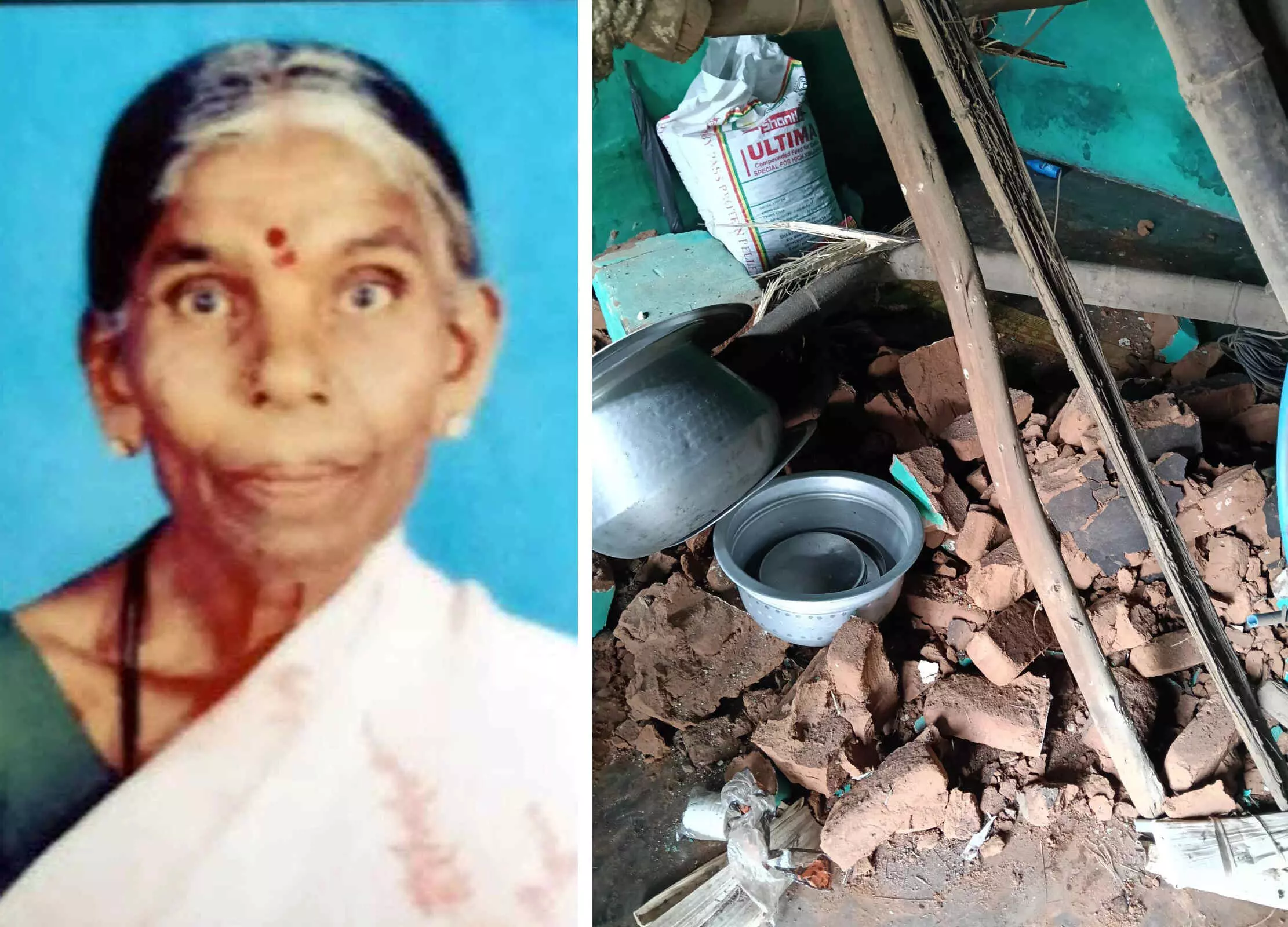 ಹಾಸನದಲ್ಲಿ ಭಾರೀ ಮಳೆ: ಮನೆಯ ಗೋಡೆ ಕುಸಿದು ಮಹಿಳೆ ಮೃತ್ಯು ಹಾಸನದಲ್ಲಿ ಭಾರೀ ಮಳೆ: ಮನೆಯ ಗೋಡೆ ಕುಸಿದು ಮಹಿಳೆ ಮೃತ್ಯು