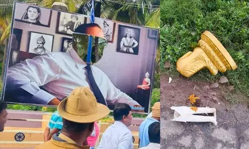 ಚಾಮರಾಜನಗರ: ಜ್ಯೋತಿಗೌಡನಪುರದಲ್ಲಿ ಅಂಬೇಡ್ಕರ್ ಭಾವಚಿತ್ರವಿರುವ ಪ್ಲೆಕ್ಸ್ ಹರಿದು, ಬುದ್ದನ ವಿಗ್ರಹ ಧ್ವಂಸಗೊಳಿಸಿದ ಕಿಡಿಗೇಡಿಗಳು