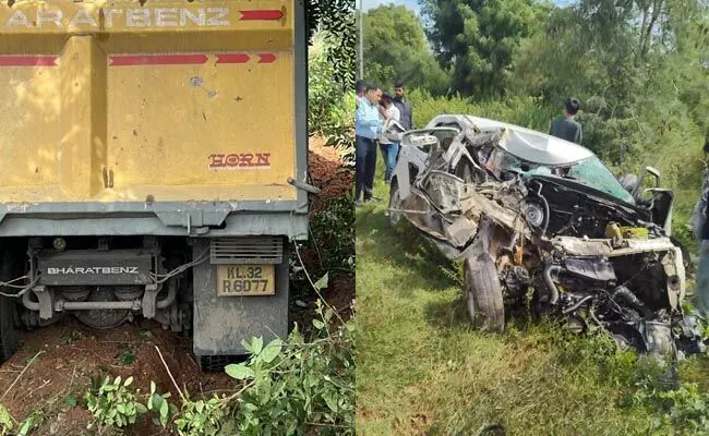 ಚಾಮರಾಜನಗರ: ಟಿಪ್ಪರ್, ಕಾರು ಮುಖಾಮುಖಿ ಢಿಕ್ಕಿ; ಕೇರಳ ಮೂಲದ ಇಬ್ಬರು ಮೃತ್ಯು, ಮೂವರು ಗಂಭೀರ